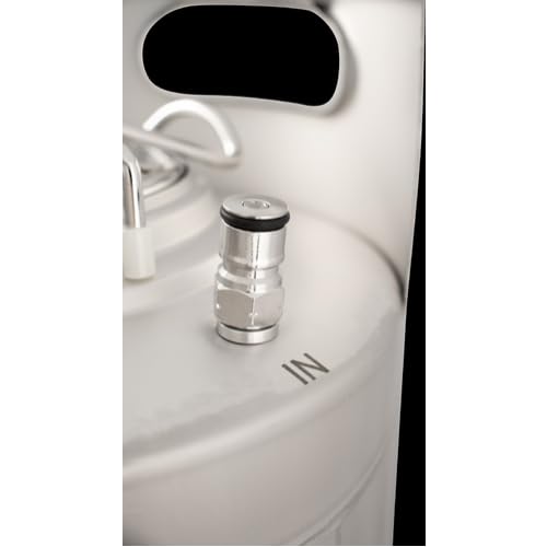 Slimline Torpedo Keg | Ball Lock Keg | Stainless Steel Corny Keg | Low2 Keg Lid O-Ring | Superior Oxygen Barrier Properties | 5 Gallon