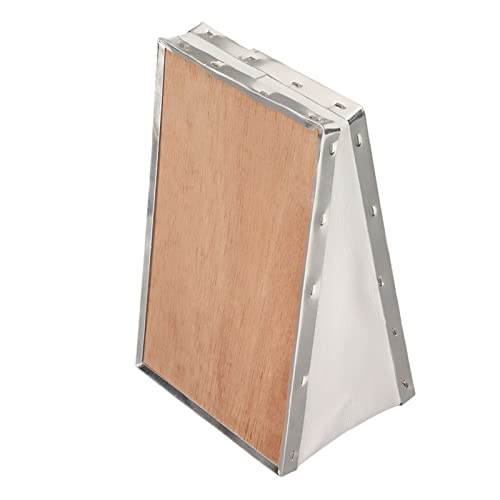 Rosvola Bee Smoker Bellow, bee Smoker for Beekeeping, PVC Leather Bee Smoker Bellow, Portable PVC Leather Plywood Box Beekeeping Equipment Replacement with Clip for Beehive