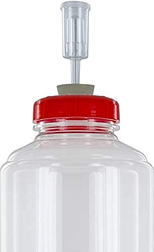 3 Gallon Fermonster Wide Mouth Plastic Fermenter with Spigot, Air Lock and Stopper