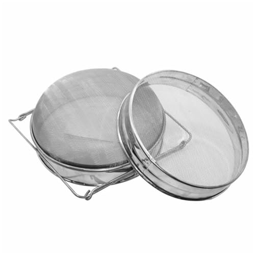 Double Layer Stainless Steel Honey Filter Sieve 40/60 Mesh Beekeeping Strainer for Honey Processing