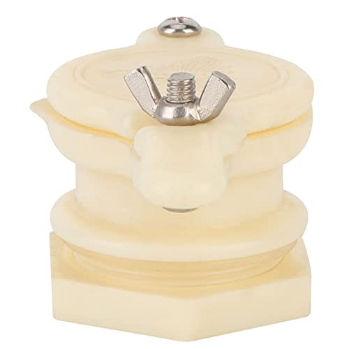 Stainless Steel Honey Gate Valve, Durable and Threaded, for Honey Extractor and Honey Processing Machines, 4.6x2.1x2.2 Inches