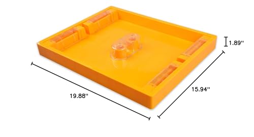 Beehive Top Feeder with 6-Way Water Access Extra Full Spare Parts - 1.2 Gallon Water Top Feeder for Langstroth 10 Frame Beehive
