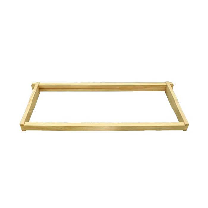 Pine Beehive Frame for Langstroth Hive, Unassembled, Medium 6 1/4" and Deep 9 1/8" Depth Options (Size: Medium) - size: Size: Medium