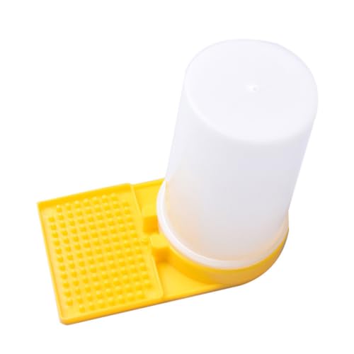Operitacx Beehive Water Feeder for Bees, Plastic Watering Station for Beekeeping Entrance Drinking Water, Beekeeper Tool, 5.20x5.91x3.31in
