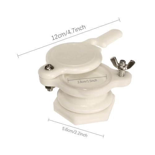 Honey Bucket Valve – ABS Size | Honey Bucket Spout Gate | Water-Free Bucket1 Gate Tap | Food Grade Dispensing Valve for Buckets Storage Containers and Liquid Extractors Designed for Contro