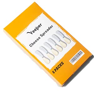 Small Cream Cheese Spreader Knives Set,Wooden 5in,Stainless Steel Butter Knife Spreader for Cocktail,Condimets,Dips,Appetizers,Jam,Pastry,Sandwich,Toast,Bagel,Charcuterie Board Serving Party Supplies - style: Cheese Spreader 6 Packs