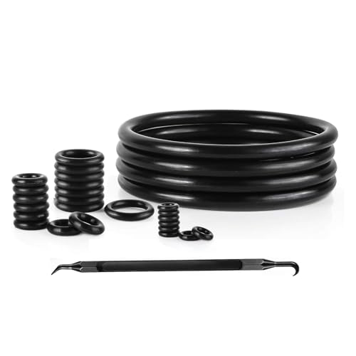 MRbrew Homebrew Gasket Set, 28 Pieces Corny Kegging Sealing O-Ring Replacement Beer Soda Washer Kit for Cornelius Keg Lid Ball Lock Keg Post Dip Tube with O-Ring Removal Tool