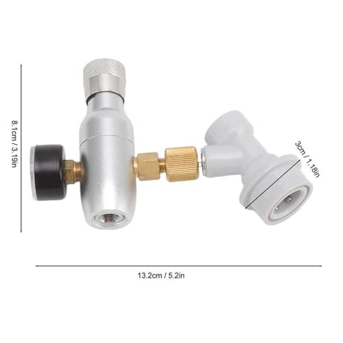 Home Brew Equipment Kegging Tools Beer Keg Charger CO2 Dispenser High Accuracy CO2 Gas Ball Lock Keg Regulator