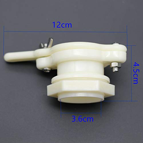 WEICHUAN 4PCS Honey Gate Valve Honey Tap for Extractor | ABS Plastic Honey Gates for Honey Extraction Equipment Beekeeping Tool