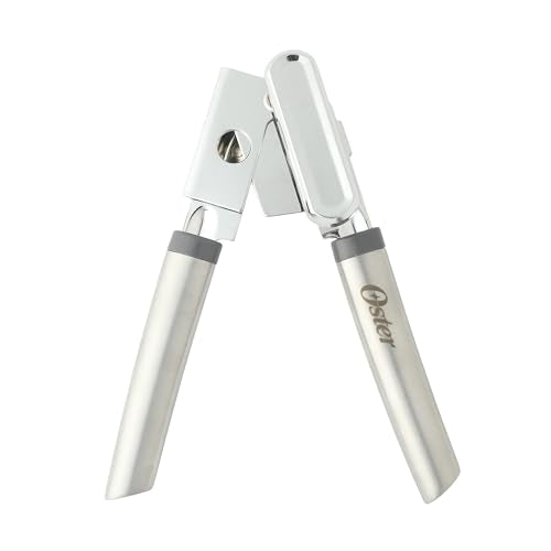 Oster Chadswyck 8” Can Opener, Stainless Steel Manual Can Opener with Soft Grip Handles, Smooth Edge Cutting, Dishwasher Safe - color: Chadswyck (8" Can Opener)