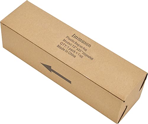 Immuson 12" x 20" Plastic Produce Bag on a Roll Food Storage Bags Clear Plastic Produce Bag for Fruits, Vegetable,Bread, Kitchen Bags (4200 Bags-12 Roll) - size: 12 Roll-4200 Bags