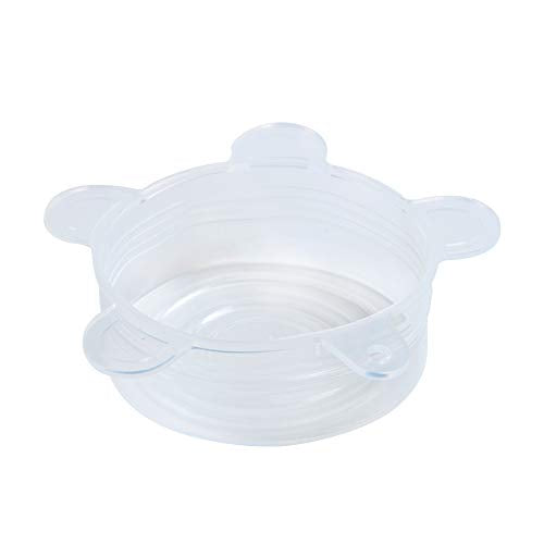 Webake Silicone Stretch Lids 10 Pack for Regular and Wide Mouth Mason Jar, Reusable Silicone Stretch Lids(Stretched to 3.5 inch), Sealed Durable Food Storage Covers Suit for Jar, Cans, Pot - color: White