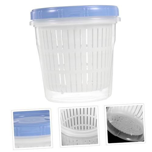 SOLUSTRE Pickle Container Strainer Juice Separator Jar Airtight Pickle Storage Jar for Family