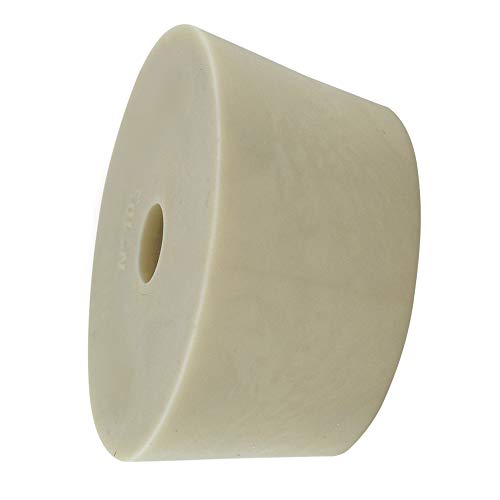 Home Brew Ohio Drilled Rubber Stopper 10.5, Cream