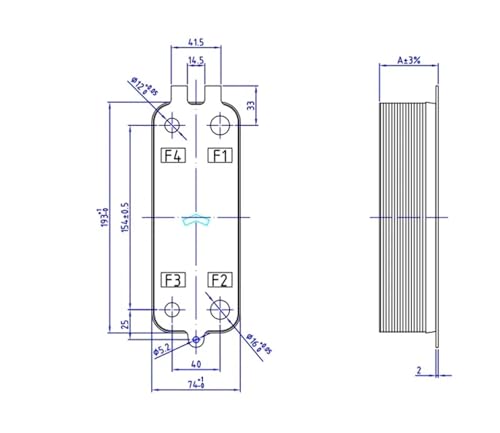 12 Plate Heat Exchanger Beer Wort Chiller Cooler 304 Stainless Steel for Cooling Counterflow Chiller Water Heating