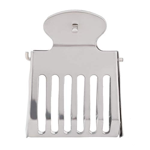 Queen Bee Cage Catcher Clips, 2.72 X 1.93in Stainless Steel Queen Bee Cage, Beekeeping Catching Tool for Beekeepers