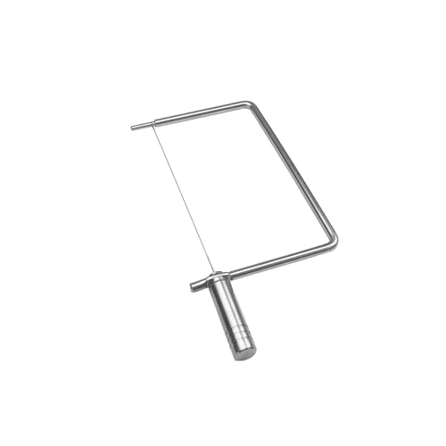 Cheese Slicer Stainless Steel butter slicer Portable Butter Slice Cutter Cheese for Kitchen With 1 Extra Wire (3,6 Inch) - size: 6 Inch