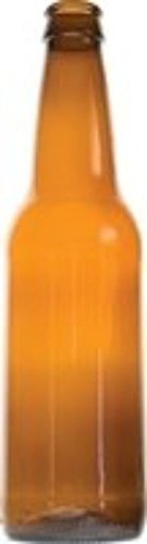 California Glass Co. 22 Oz. Amber Beer Bottles-case 12