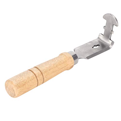 Beehive Frame Cleaning Shovel with Stainless Steel Scraper and Wood Handle for Beekeeping Supplies and Hive Maintenance