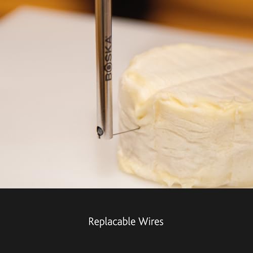 BOSKA Roquefort Bow, 145mm - Wire Slicer - Cheese Slicer - Cheese Cutter - Cheese Tool - Medium - Silver - style: 145mm Soft Cheese Bow