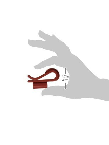 Home Brew Ohio Racking Cane Holder, Red Plastic, Fits 5/16 Inch Racking Cane