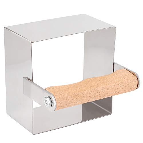 Cyrank Honeycomb Cutter, Comb Honey Cutter Scraper Stainless Steel Comb Honey Cutter with Handle Cookie Cutter Honey Cutter Honey Cutting Tool Square Shaped Cutting Tool for Beekeeping