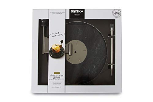 Cheese Curler - Marble Pro Stainless Steel - Best for Cheese Wheel or Chocolate - Multifunctional Rust-Proof Shredder - Manual Handheld Cheese Slicer 10in