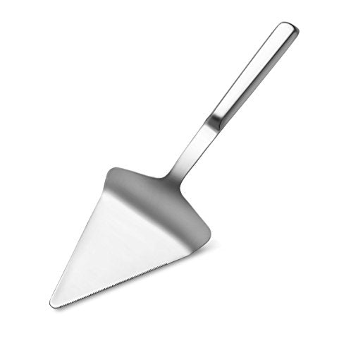 New Star Foodservice Hollow Handle Notched Serving Spoon (Silver, Wide Cake Server (12.25-Inch)) - size: Wide Cake Server (12.25-Inch)