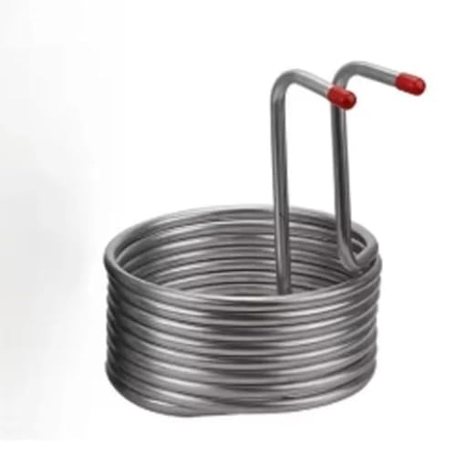 1pcs Home Brewing Immersion Chiller, 12.7mm Stainless Steel Cooling Coil Tube Heat Exchanger, Food Grade Wort Chiller Rapid Beer Cool