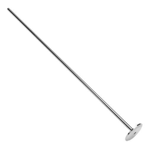 DERNORD 1.5 inch Tri Clamp Thermowell SS304 for Beer Fermenter Homebrew Solar Heater Boiler, 500mm Length - size: 500mm