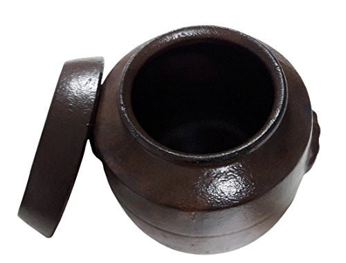 28.74ounce(850cc)Korean Traditional Earthenware Fermenting Jar Jangdok with Lid