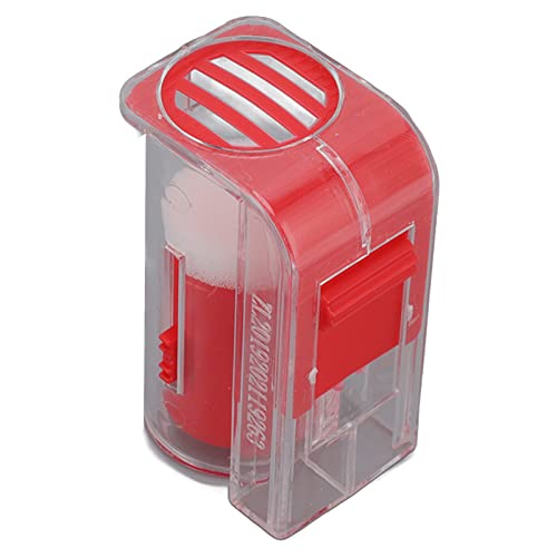 3 pcs Bee Queen Marking Marker Bottle Handed Queen bee Catcher Clip Holder Queen bee catching Marking Cage for Beekeepers(Red) - color: Red