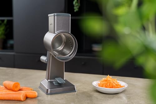 Zyliss E900060 Julienne Drum Grater, Stainless Steel, Slice Fruit and Vegetables Julienne Style, for Use with Zyliss Rotary Cheese Grater, 5 Year Guarantee - style: Julienne Drum