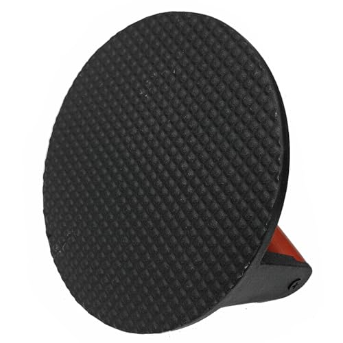 Firsgrill Burger Press 6.6" Round Heavy-Duty Cast Iron Smash Meat Steak with Wood Handle for Blackstone Weber Treager Griddle Grills (YPX) (6.5" Round) - color: 6.5" Round