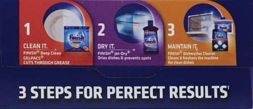 Finish Gelpacs Dishwasher Detergent, Orange Scent, 32 Count - size: 32 Count (Pack of 1)