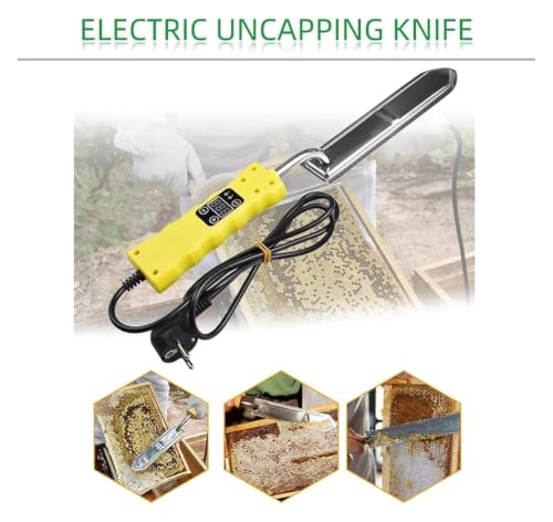 Honey Uncapping Knife,Electric Uncapping Knife Beekeeping,Wax Extraction Tool, Easy Honey Cutting for Beekeeper Collection