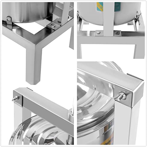 Fruit Wine Press 2.6 Gallon Manual Grape Presser for Wine Juice Making DIY Large Fruit Honey Presser Apple Cider Grape Juice Press Extractor - color: 2.6 Gallon