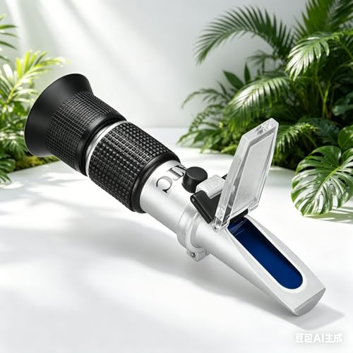 Honey Refractometer Maple Syrup for Brix (58-90%), Moisture (12-27%) and Baume, Accurate Brix Refractomer with ATC, 3-in-1 Sugar Tester for Honey, Maple Syrup, Molasses, Beekeeping Supplies
