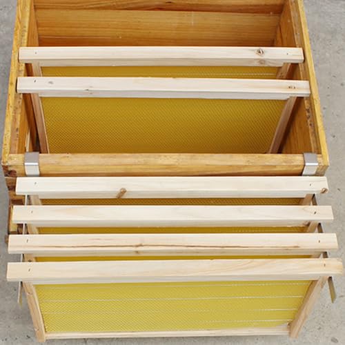 KIBBEH 2 Pieces Beehive Frame Holder, Durable Stainless Steel Beehive Frame Perch, Bee Hive Frame Grip for Beekeeper, Beehive Frame Grip Accessory Tools