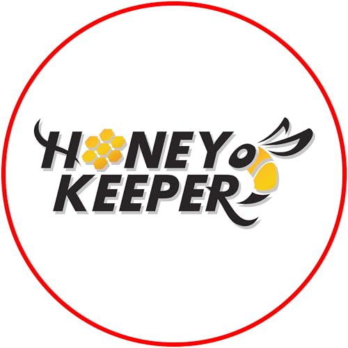 Honey Keeper Beekeeping Gloves - Goatskin Leather with Ventilated Canvas Sleeve and Elastic Cuff - size: Small