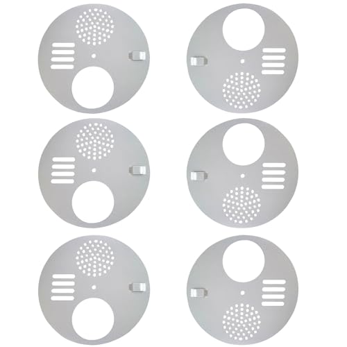 6 PCS Beekeeping Tools Beehive Round Entrance Gates - 4.92”(12.5cm) Diameter Galvanized Iron Hive Door, 1mm Thick with Ventilated Airflow Holes for Beehive Boxes & Beekeeping Supplies