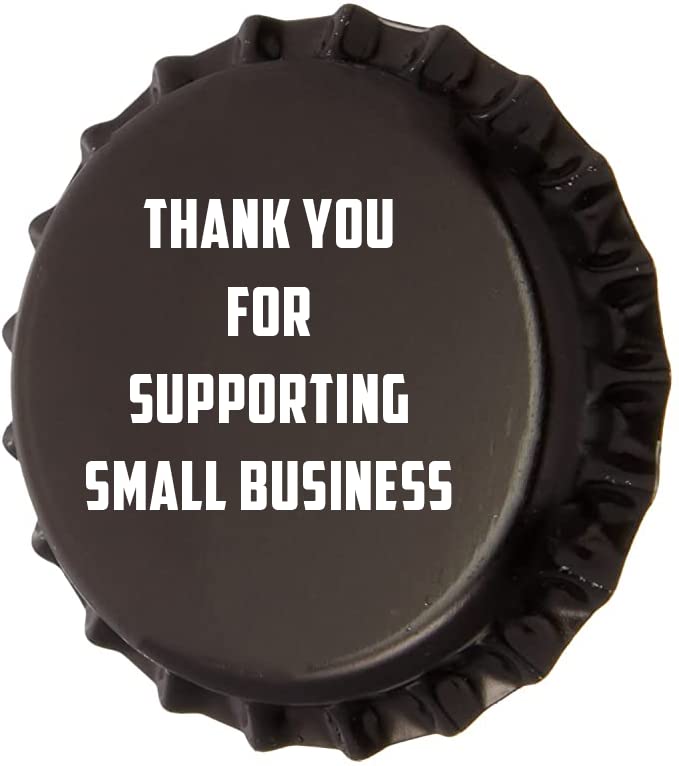 Commercial Craft Beer Bottle Crown Caps Black | Oxygen Absorption Barrier Liner for Brewery Homebrewer Winemaker (100)