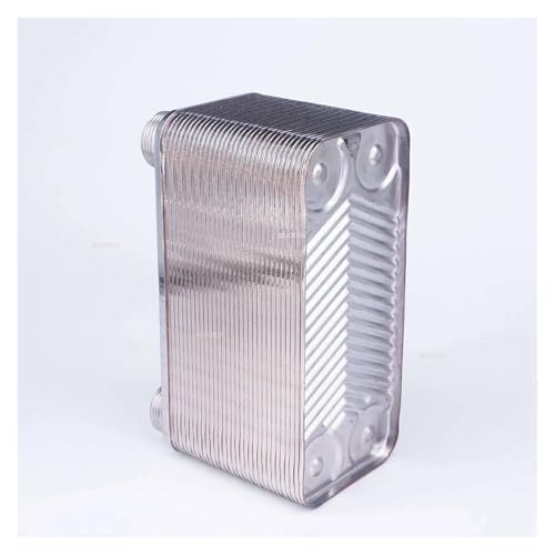 Female Thread Plate Wort Chiller Version 32 Plates Heat Exchanger Wort Chiller Cooler SUS 304 Stainless Steel