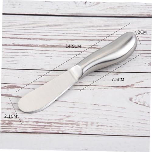 MAGICLULU Stainless Steel Cream Spatula Set 2-Piece Butter Spreader and Cheese Knife Kitchen Utensil for Baking and Icing Sturdy and Easy to Clean