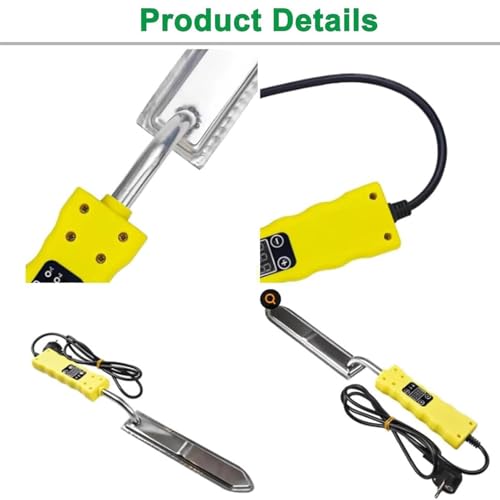 Honey Uncapping Knife, Electric Honey Extractor, Portable Stainless Steel Uncapping Knife, 0-180℃ Adjustable Temperature for Apiary, Beekeeper