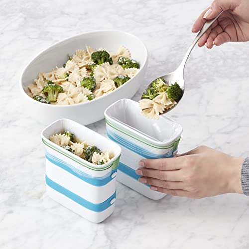 YouCopia FreezeUp Freezer Food Block Maker, Meal Prep Bag Container to Freeze Soup and Leftovers, 6-Cup Capacity (Pack of 6) - size: 6-Cup Capacity (Pack of 6), style: Food Block Maker
