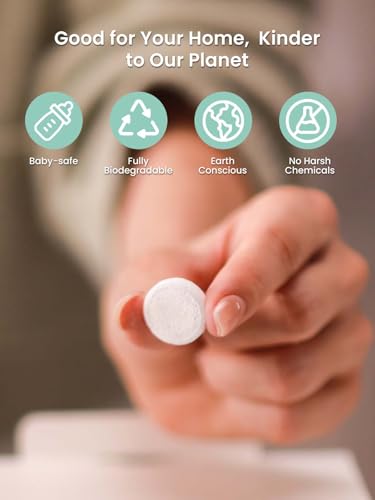 GROWNSY Descaling Tablets for Bottle Washers, Descaler Tablets to Remove Limescale & Mineral Buildup, Compatible with Momcozy and Baby Brezza Baby Bottle Washer, 24 Count - size: 24 Count