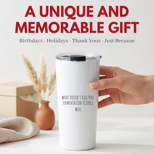 Funny Sarcastic Fermentation Science Joke 20 oz Tumbler