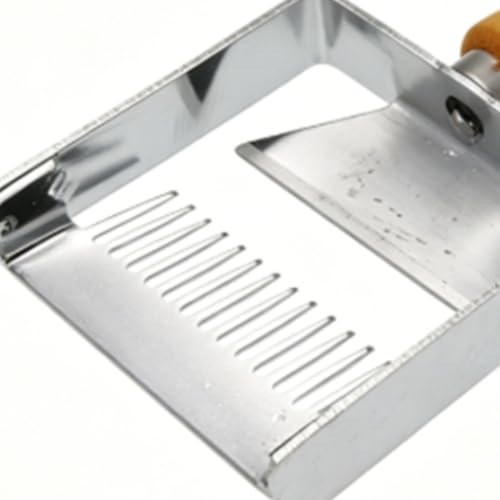Yosoo 2 in 1 Honey Uncapping Fork Scraper Tool Stainless Steel Beekeeping Equipment with Customizable Tines Wood Handle for Efficient Honey Extraction (Multi Functional)