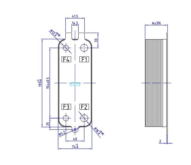 12 Plate Heat Exchanger Beer Wort Chiller Cooler 304 Stainless Steel for Cooling Counterflow Chiller Water Heating